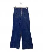 prune goldschmidtプルーン ゴールドシュミット）の古着「フレアーポケットジーンズ WGZ1031203D0001」｜インディゴ
