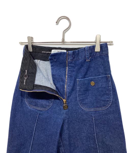 prune goldschmidt（プルーン ゴールドシュミット）prune goldschmidt (プルーン ゴールドシュミット) フレアーポケットジーンズ WGZ1031203D0001 インディゴ サイズ:36（FR）の古着・服飾アイテム