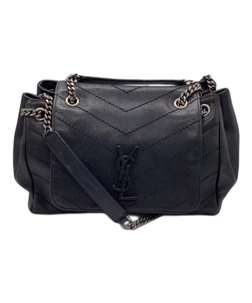 Yves Saint Laurent（イヴサンローラン）Yves Saint Laurent (イヴサンローラン) チェーンショルダーバッグ IDN442906 ブラックの古着・服飾アイテム