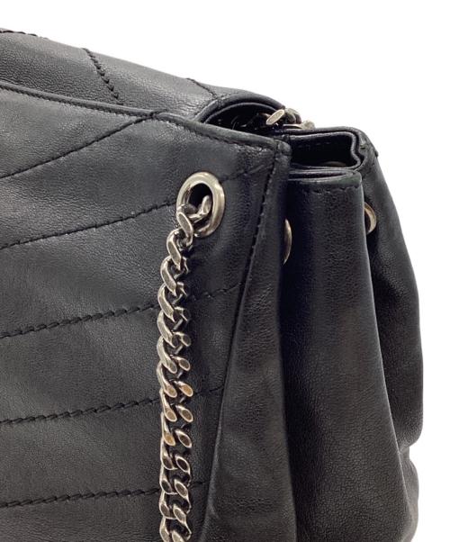 Yves Saint Laurent（イヴサンローラン）Yves Saint Laurent (イヴサンローラン) チェーンショルダーバッグ IDN442906 ブラックの古着・服飾アイテム