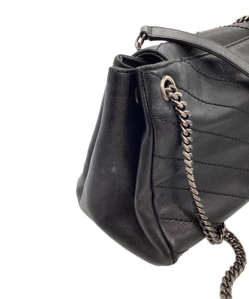 Yves Saint Laurent（イヴサンローラン）Yves Saint Laurent (イヴサンローラン) チェーンショルダーバッグ IDN442906 ブラックの古着・服飾アイテム