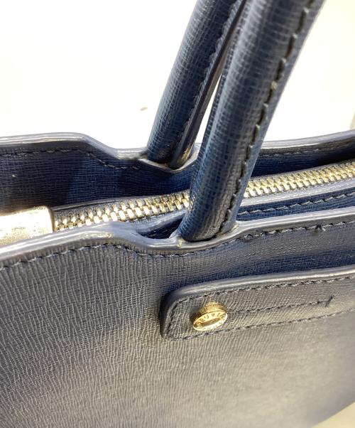 FURLA（フルラ）FURLA (フルラ) G6847　2WAYバッグ ブルーの古着・服飾アイテム