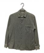 COMME des GARCONS HOMMEコムデギャルソン オム）の古着「AD2002 田中オム ウールシャツ」｜グレー