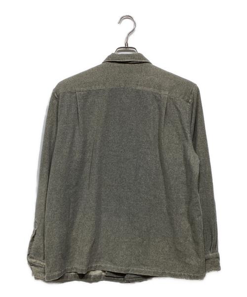 COMME des GARCONS HOMME（コムデギャルソン オム）COMME des GARCONS HOMME (コムデギャルソン オム) AD2002 田中オム ウールシャツ グレー サイズ:読み取り不可の古着・服飾アイテム