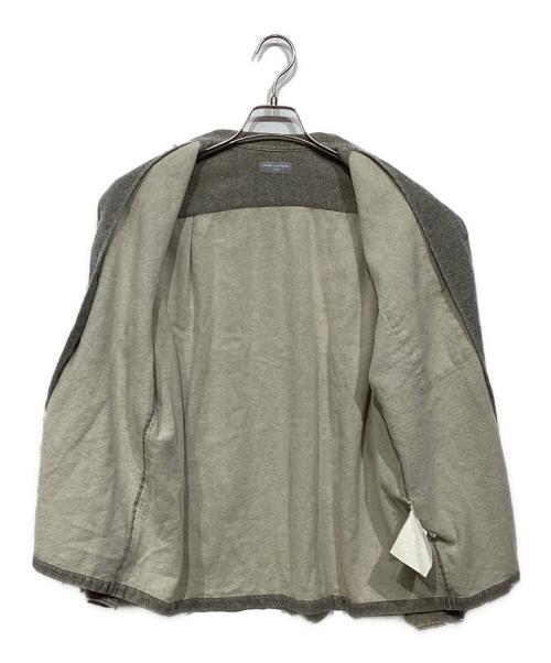 COMME des GARCONS HOMME（コムデギャルソン オム）COMME des GARCONS HOMME (コムデギャルソン オム) AD2002 田中オム ウールシャツ グレー サイズ:読み取り不可の古着・服飾アイテム