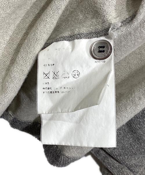 COMME des GARCONS HOMME（コムデギャルソン オム）COMME des GARCONS HOMME (コムデギャルソン オム) AD2002 田中オム ウールシャツ グレー サイズ:読み取り不可の古着・服飾アイテム