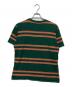 BUTCHER PRODUCTS (ブッチャープロダクツ) ボーダーTシャツ グリーン×オレンジ サイズ:42：11000円