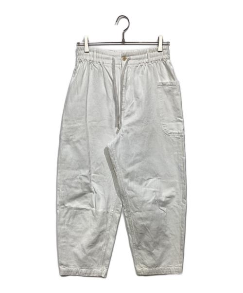 atelier naruse（アトリエナルセ）atelier naruse (アトリエナルセ) cotton denim balloon pants na-T05007 ホワイト サイズ:Freeの古着・服飾アイテム