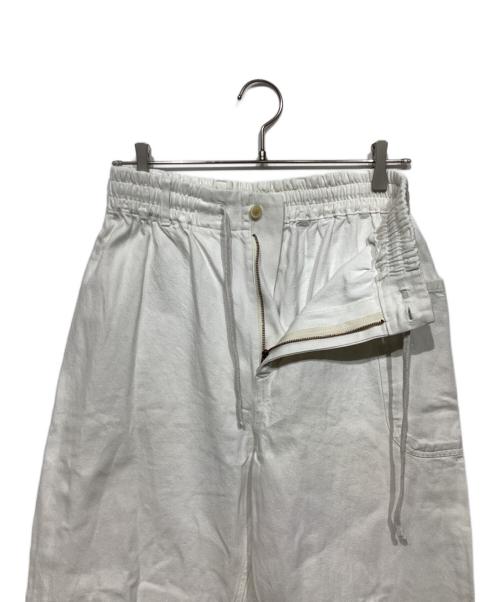 atelier naruse（アトリエナルセ）atelier naruse (アトリエナルセ) cotton denim balloon pants na-T05007 ホワイト サイズ:Freeの古着・服飾アイテム