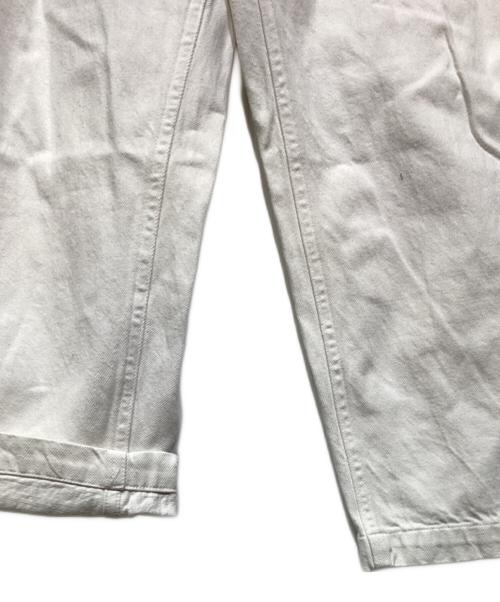 atelier naruse（アトリエナルセ）atelier naruse (アトリエナルセ) cotton denim balloon pants na-T05007 ホワイト サイズ:Freeの古着・服飾アイテム