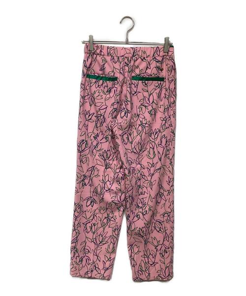 MUVEIL（ミュベール）MUVEIL (ミュベール) チューリッププリントパンツ　MA201FP005 ピンク サイズ:38の古着・服飾アイテム
