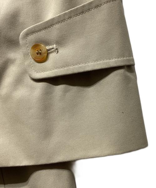 Aquascutum（アクアスキュータム）Aquascutum (アクアスキュータム) 裏チェックステンカラーコート ベージュ サイズ:-の古着・服飾アイテム