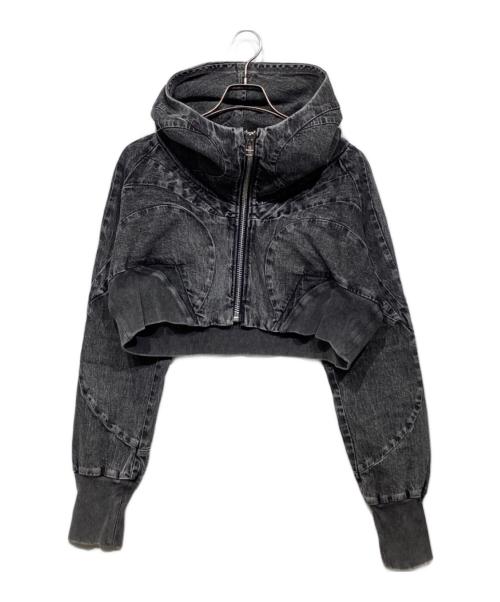 BALMUNG（バルムング）BALMUNG (バルムング) デニムショートパーカー グレー サイズ:Mの古着・服飾アイテム
