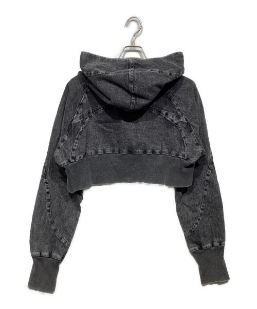 BALMUNG（バルムング）BALMUNG (バルムング) デニムショートパーカー グレー サイズ:Mの古着・服飾アイテム