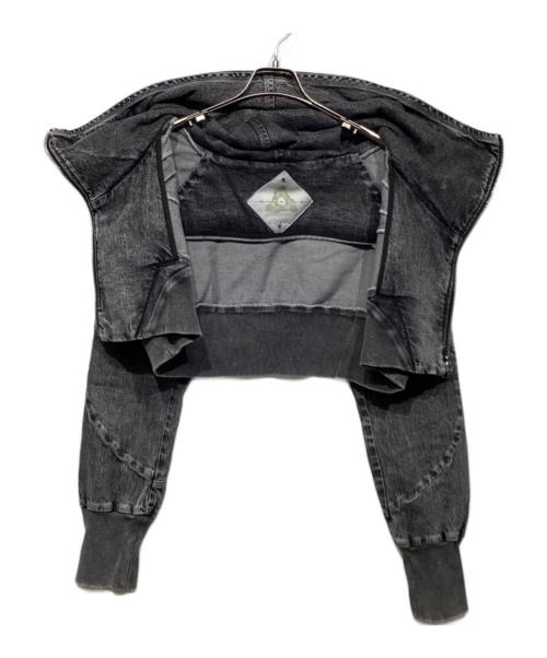BALMUNG（バルムング）BALMUNG (バルムング) デニムショートパーカー グレー サイズ:Mの古着・服飾アイテム