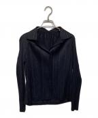 PLEATS PLEASEプリーツプリーズ）の古着「プリーツシャツ　PP81-JD411」｜ブラック