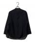 23区 (ニジュウサンク) ウールシアーボイル バンドカラー シャツBLWSNA0203 ブラック サイズ:32：5000円