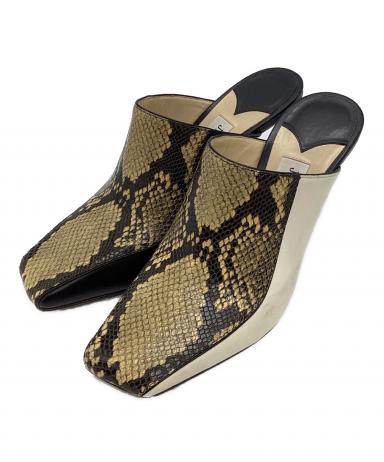 中古・古着通販】JIMMY CHOO (ジミーチュウ) パイソン ミュール