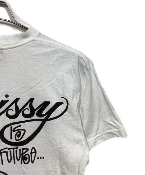 stussy（ステューシー）stussy (ステューシー) 00’S　グラフィックTシャツ ホワイト サイズ:Mの古着・服飾アイテム