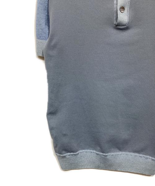 MARNI（マルニ）MARNI (マルニ) ニットポロシャツ　POMG0014GQ ブルー サイズ:48の古着・服飾アイテム