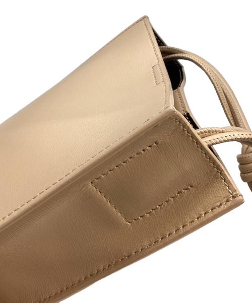 JIL SANDER（ジルサンダー）JIL SANDER (ジルサンダー) TANGLEスモールショルダーバッグ　 ベージュの古着・服飾アイテム