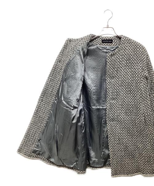 JURGEN LEHL（ヨーガンレール）JURGEN LEHL (ヨーガンレール) ウールノーカラーコート グレー サイズ:Mの古着・服飾アイテム