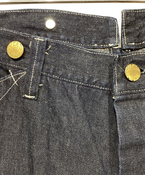 HEADLIGHT（ヘッドライト）HEADLIGHT (ヘッドライト) 9.5oz.BLUE DENIM WAIST OVERALLS インディゴ サイズ:34の古着・服飾アイテム
