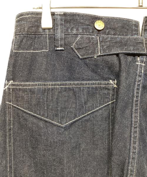 HEADLIGHT（ヘッドライト）HEADLIGHT (ヘッドライト) 9.5oz.BLUE DENIM WAIST OVERALLS インディゴ サイズ:34の古着・服飾アイテム