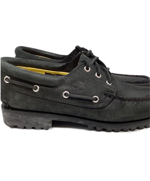Timberland（ティンバーランド）Timberland (ティンバーランド) 3 Eyeデッキシューズ　A5RWM ブラック サイズ:US7.5の古着・服飾アイテム