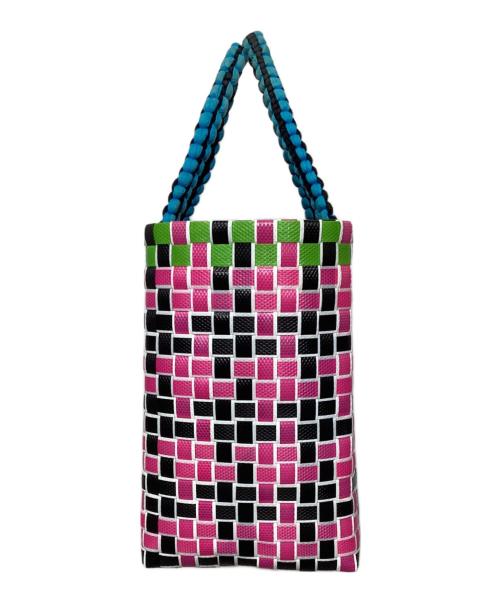 MARNI（マルニ）MARNI (マルニ) ピクニックバッグ ピンク×グリーンの古着・服飾アイテム