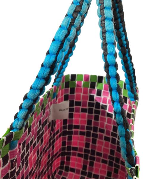 MARNI（マルニ）MARNI (マルニ) ピクニックバッグ ピンク×グリーンの古着・服飾アイテム