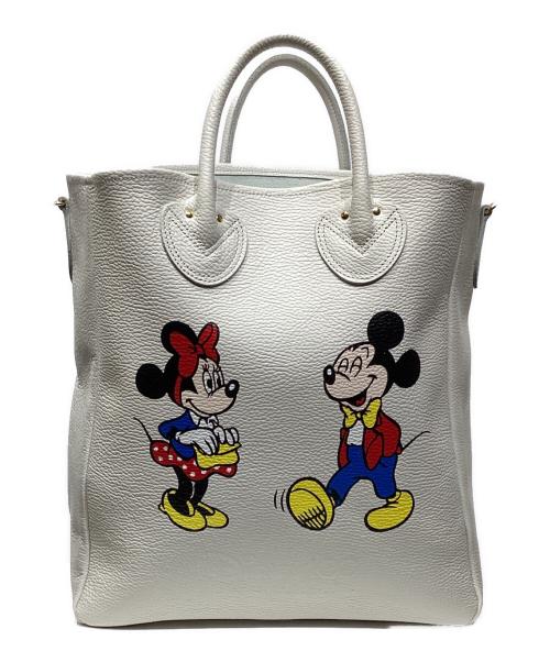 YOUNG & OLSEN The DRYGOODS STORE（ヤングアンドオルセン ザ ドライグッズストア）YOUNG & OLSEN The DRYGOODS STORE (ヤングアンドオルセン ザ ドライグッズストア) DISNEY (ディズニー) ディズニー100周年 別注 トートバッグ アイボリーの古着・服飾アイテム