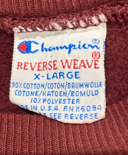 Champion（チャンピオン）Champion (チャンピオン) 90ｓ　リバースウィーブスウェット レッド サイズ:XLの古着・服飾アイテム