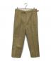 Fumiya Hirano The Trousers（フミヤ ヒラノ ザ トラウザーズ）の古着「コットンスラックス 23AWP0121」｜ベージュ