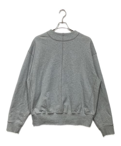 VOAAOV（ヴォアーブ）VOAAOV (ヴォアーブ) PILE KNITTING SWEAT Crew Neck Shirt グレー サイズ:1の古着・服飾アイテム