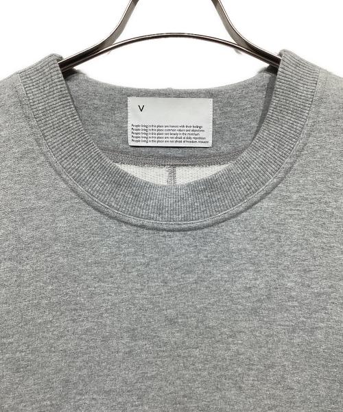 VOAAOV（ヴォアーブ）VOAAOV (ヴォアーブ) PILE KNITTING SWEAT Crew Neck Shirt グレー サイズ:1の古着・服飾アイテム