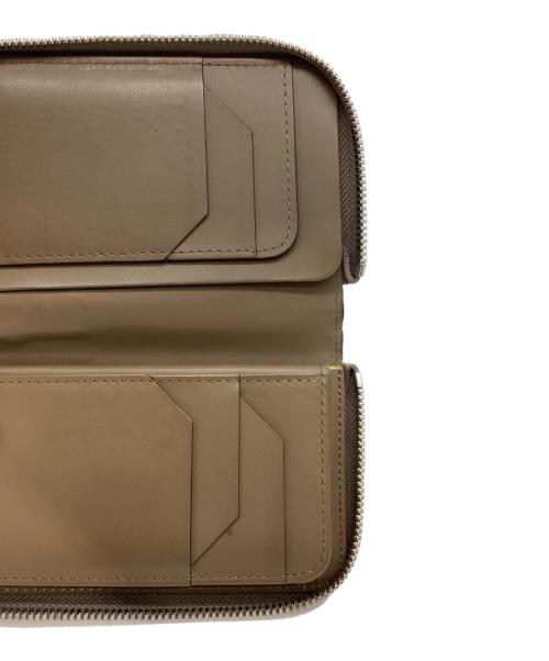 ITTI（イッチ）ITTI (イッチ) クロコダイル ラウンドファスナー財布　A/S24/ITTI-WLT-006.5 ベージュの古着・服飾アイテム