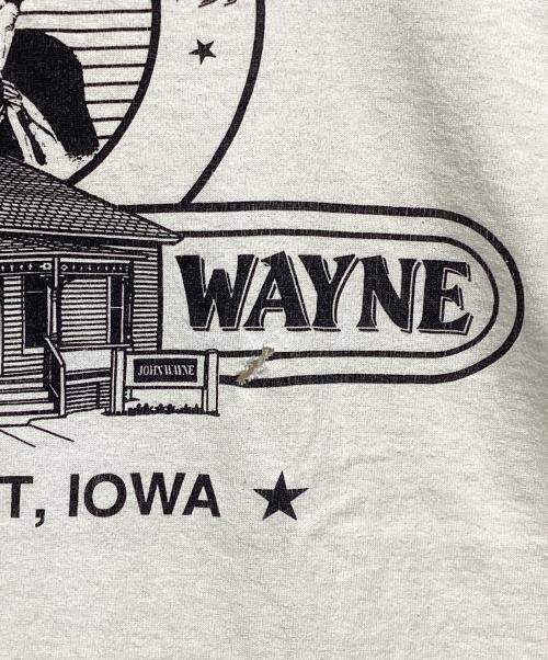 JOHN WAYNE（ジョン・ウェイン）JOHN WAYNE (ジョン・ウェイン) ヴィンテージプリントTシャツ ホワイト サイズ:XLの古着・服飾アイテム