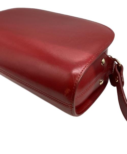 A.P.C.（アーペーセー）A.P.C. (アーペーセー) ハーフムーンバッグ レッドの古着・服飾アイテム