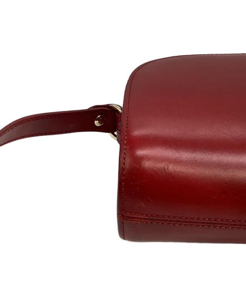 A.P.C.（アーペーセー）A.P.C. (アーペーセー) ハーフムーンバッグ レッドの古着・服飾アイテム