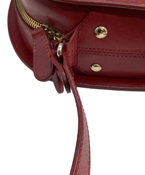 A.P.C.（アーペーセー）A.P.C. (アーペーセー) ハーフムーンバッグ レッドの古着・服飾アイテム