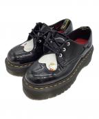 Dr.Martens×HELLO KITTYドクターマーチン×ハローキティ）の古着「1461 3ホールブーツ」｜ブラック