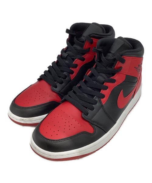 NIKE（ナイキ）NIKE (ナイキ) AIR JORDAN 1 MID 554724-074 レッド サイズ:US9.5の古着・服飾アイテム