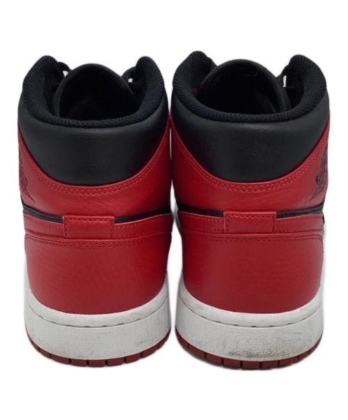 NIKE（ナイキ）NIKE (ナイキ) AIR JORDAN 1 MID 554724-074 レッド サイズ:US9.5の古着・服飾アイテム