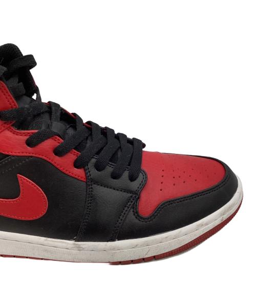 NIKE（ナイキ）NIKE (ナイキ) AIR JORDAN 1 MID 554724-074 レッド サイズ:US9.5の古着・服飾アイテム