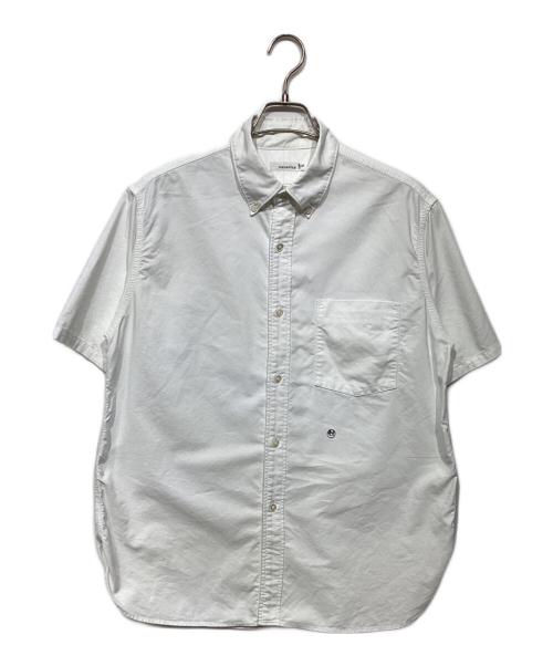 nanamica（ナナミカ）nanamica (ナナミカ) BD WIND S/S SHIRT SUGS404 ホワイト サイズ:Sの古着・服飾アイテム
