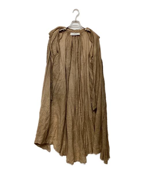 Tabrik（タブリック）Tabrik (タブリック) 泥染めワンピース ベージュ サイズ:記載なしの古着・服飾アイテム