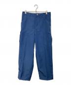FAFエフエーエフ）の古着「Military Cargo Slacks 13414020」｜ブルー