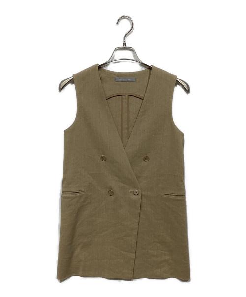 theory luxe（セオリーリュクス）theory luxe (セオリーリュクス) リネンブレンドジレ ベージュ サイズ:32の古着・服飾アイテム