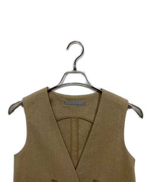 theory luxe（セオリーリュクス）theory luxe (セオリーリュクス) リネンブレンドジレ ベージュ サイズ:32の古着・服飾アイテム